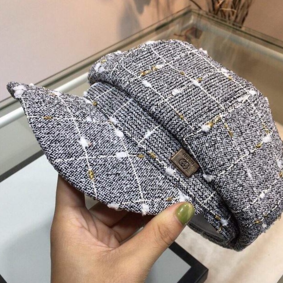Gucci Gray Fashion Hat - Picture 1 of 5